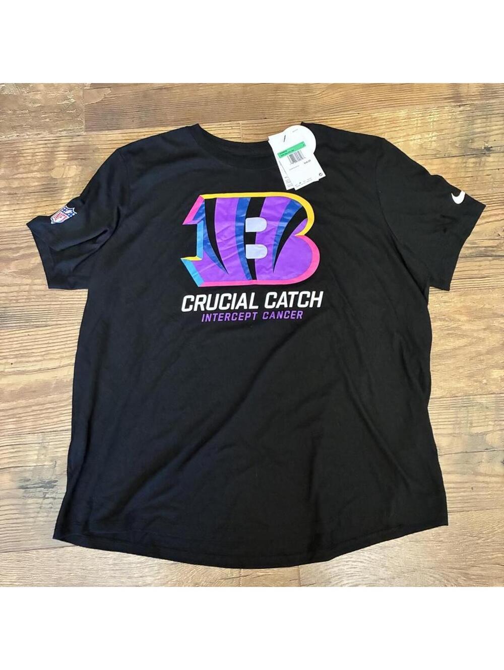 Nike Cincinnati Bengals Crucial Catch Tshirt Womens XL